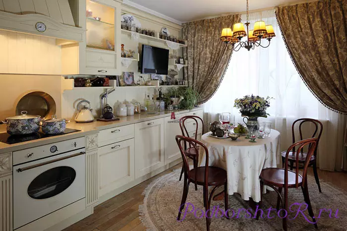 Comment coudre des rideaux pour la cuisine dans le style de Provence le faire vous-même