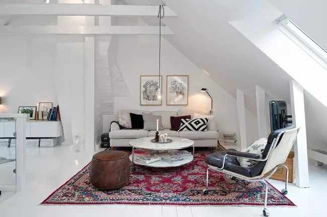 Interior aula di rumah pribadi: ide untuk ruang tamu mereka yang tinggal di sebuah pondok (36 foto)