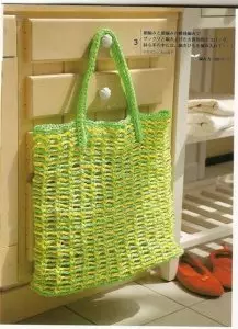 Beach Bag Crochet: Master Class med Beskrivning och Stickning Scheman