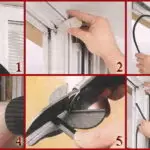 Repair of plastic doors: what to do if the door has checked