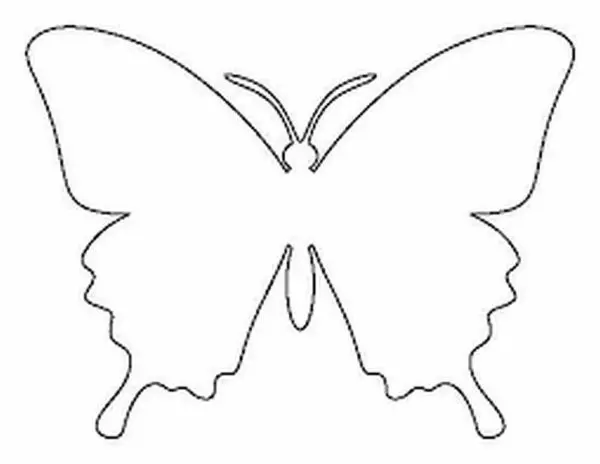 Butterfly Stencils foar dekoraasje