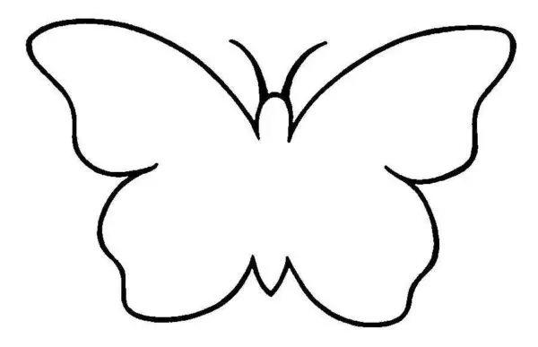 stencils Butterfly ສໍາລັບຕົບແຕ່ງ