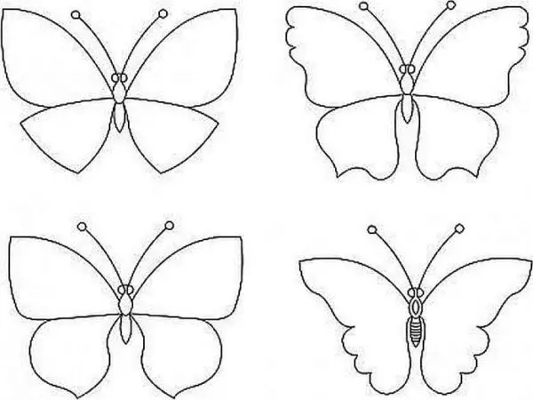 Stensils Butterfly Għal Dekorazzjoni