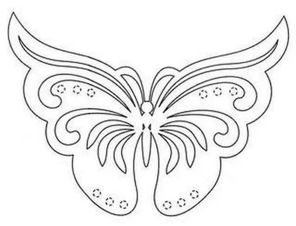 Butterfly Stencils varten koristelu