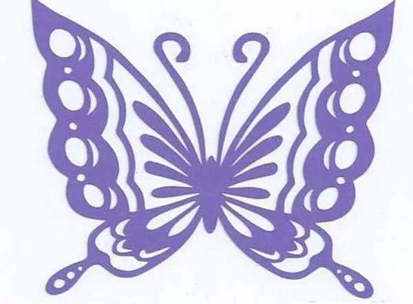 Stencils бабочка барои ороиш