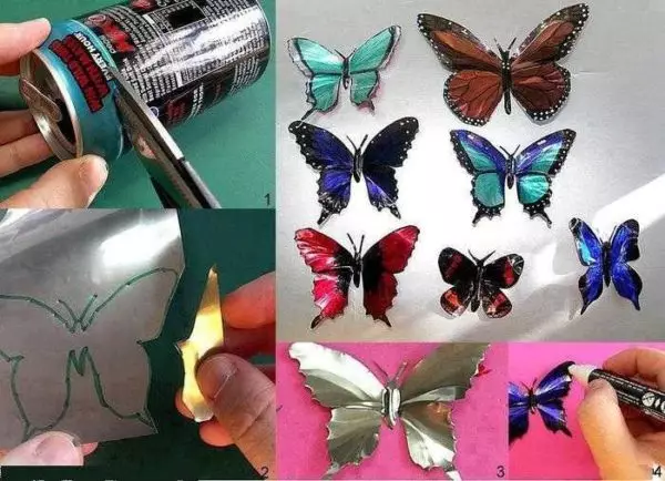 Butterfly stencils vir versiering