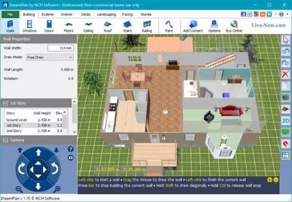 Program kanggo desain apartemen lan ing omah - milih sing paling apik