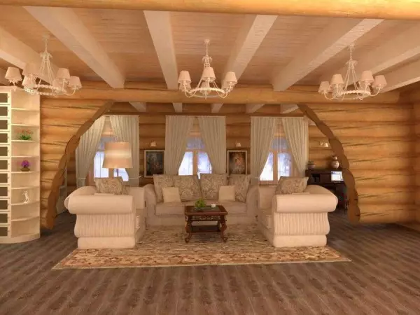 Drvena kuća dizajn unutar fotografije i videa
