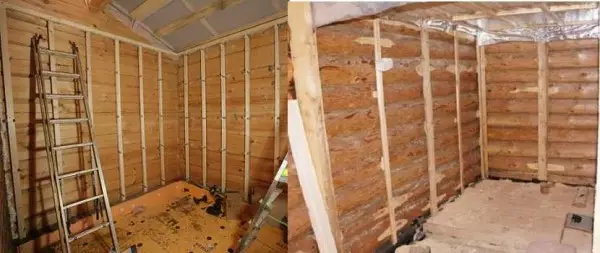 Decoración de interiores dunha casa de madeira: características técnicas