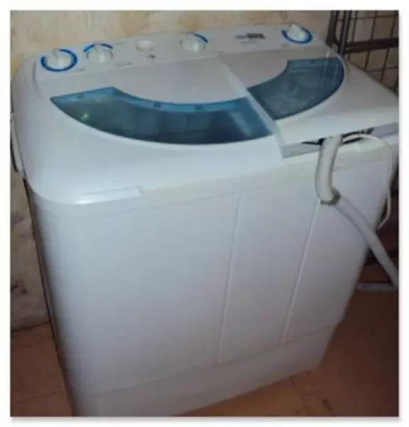 Mesin cuci mesin semi-otomatis