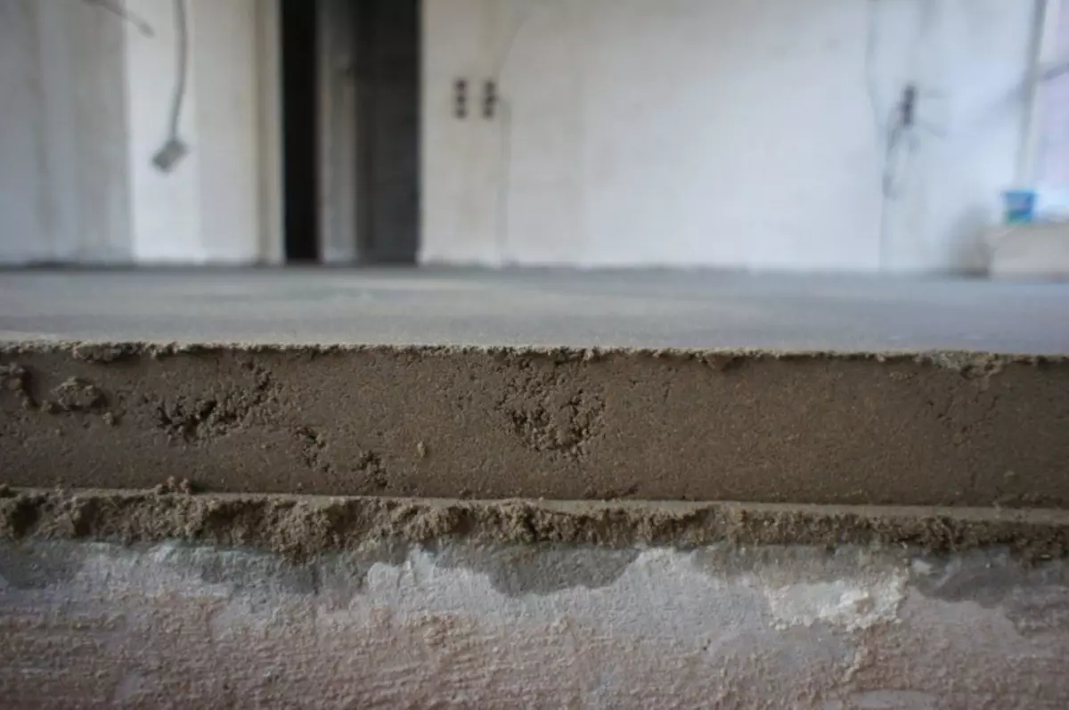 Cement-sand tie density: Tiyak na timbang