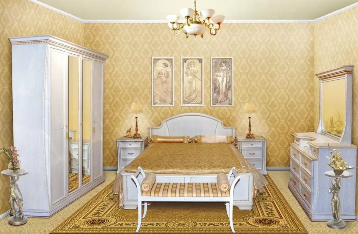 Design de chambre à coucher classique