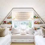 تصميم غرفة النوم الحديثة في العلية (+40 صورة)