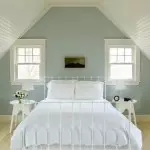 Moderne slaapkamer ontwerp op solder (+40 foto's)