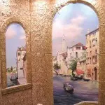 Dekorativ väggdekoration i korridoren