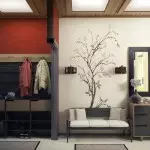 Interior sa pasilyo sa apartment