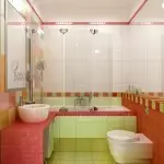 Maliit na banyo interior design.