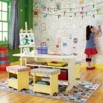 Hvor smukt at placere væggene i børnehaven: ideer til interiøret