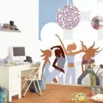 Колко красиво да поставите стените в детската стая: идеи за интериора