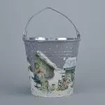 Zdobení kbelíku v technice Decoupage: Krok za krokem