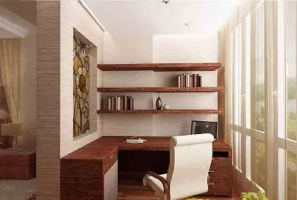 Kombinere balkong (loggia) med kjøkken, rom