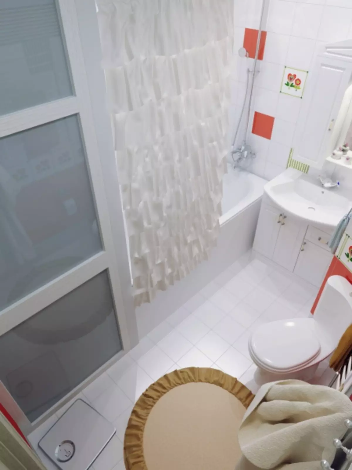 3-собни дизајн стана за породицу са двоје деце
