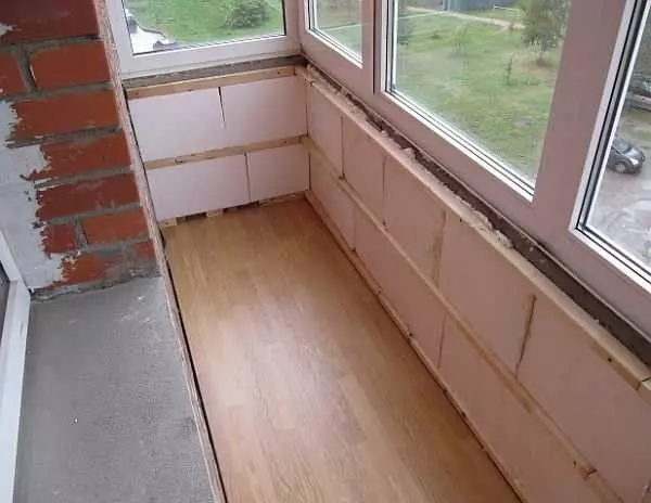 Trim balcony with your own hands