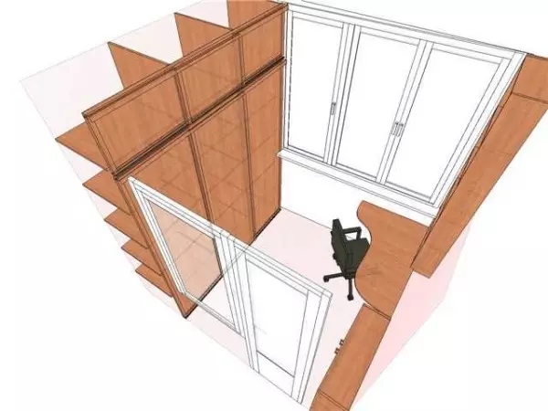 Hogyan készítsünk egy ruhásszekrényt egy erkéllyel vagy loggiával