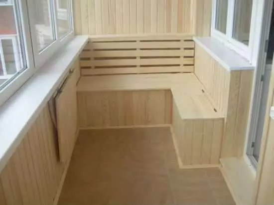 Cómo hacer un armario en un balcón o logia.