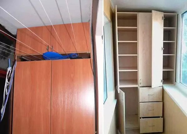 Kako napraviti garderobu na balkonu ili lođoj