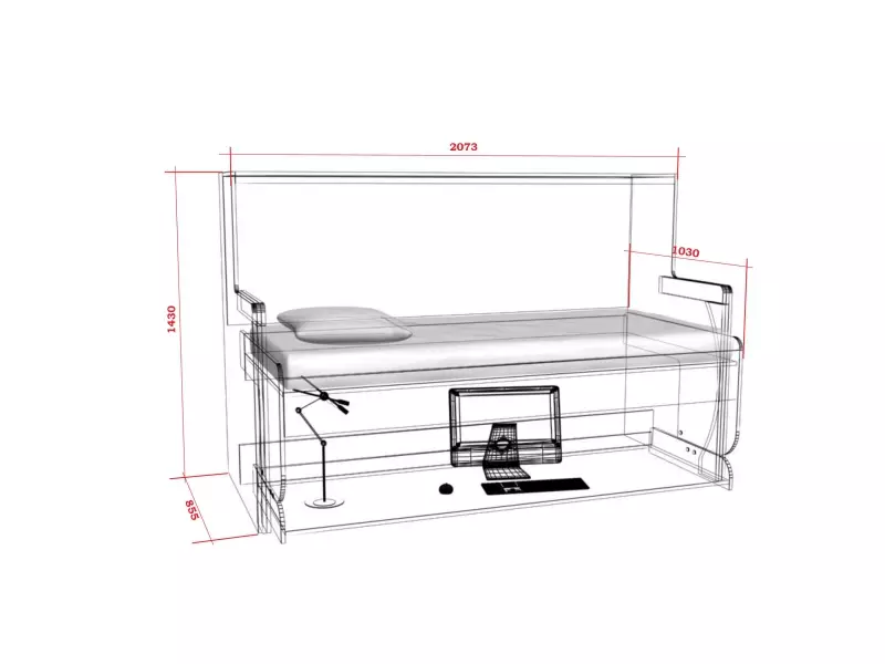 Table Bed Transformer Fai da te: Istruzione
