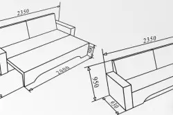 Eurobing Sofa აშენების ხელში: ნახაზები და აღწერა