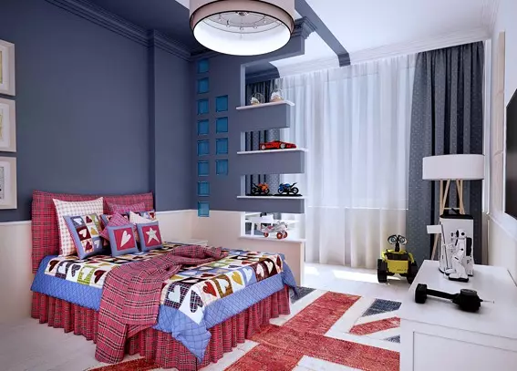 Warna pikeun desain kamar rumaja dina taun 2019