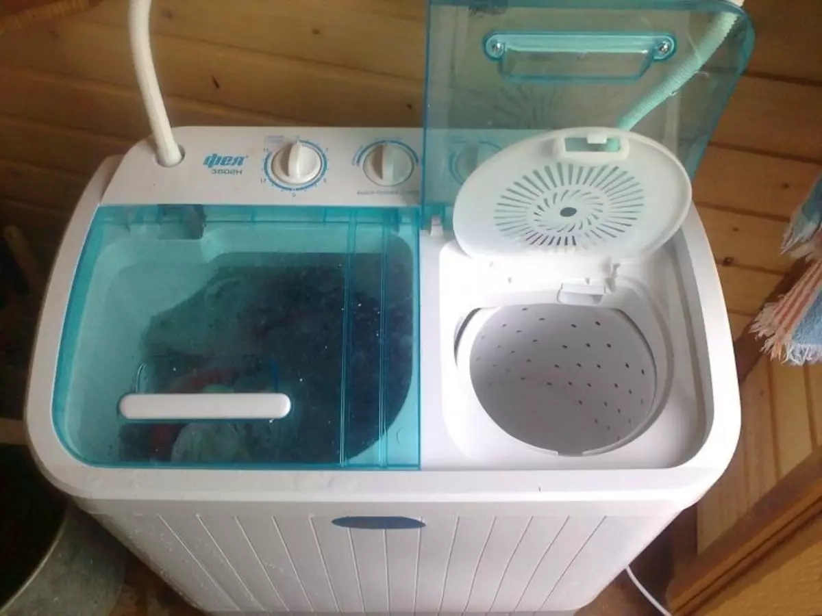 Waschmaschine für Hütte
