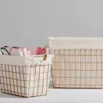 5 xeitos frescos de usar cestas no apartamento