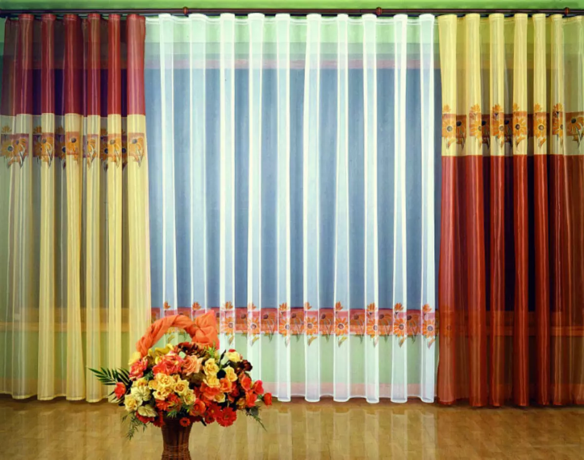 Dicas de profissionais: combine diferentes cortinas em uma janela