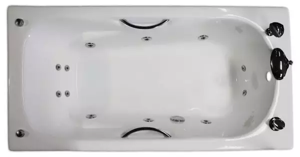 Ovālas atdalītās vannas iezīmes