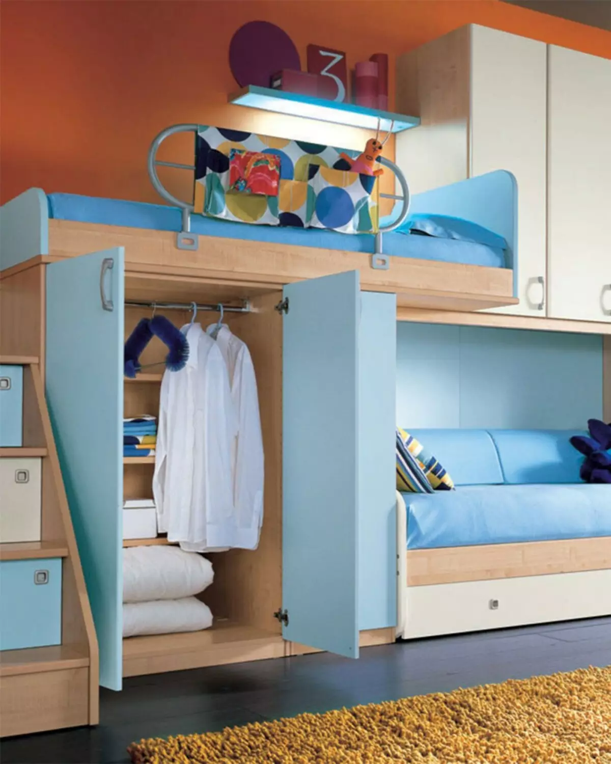 Мебель для 2 детей. Двухъярусная кровать для детей. Двухэтажная кровать для детей. Детские спальни. Комната с двухъярусной кроватью.