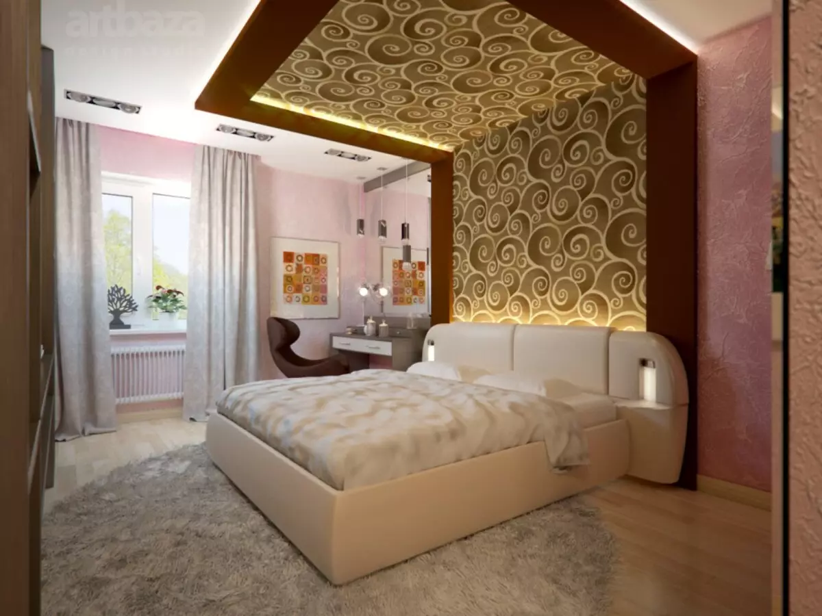 Soveværelse design i moderne stil