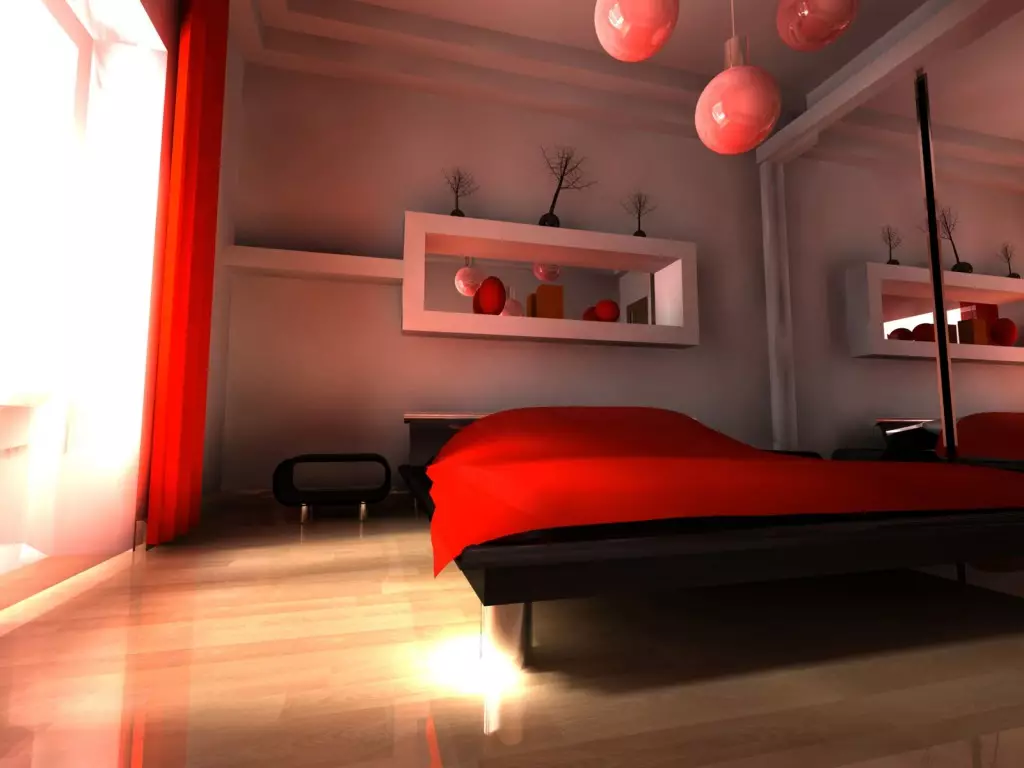 现代风格的卧室设计