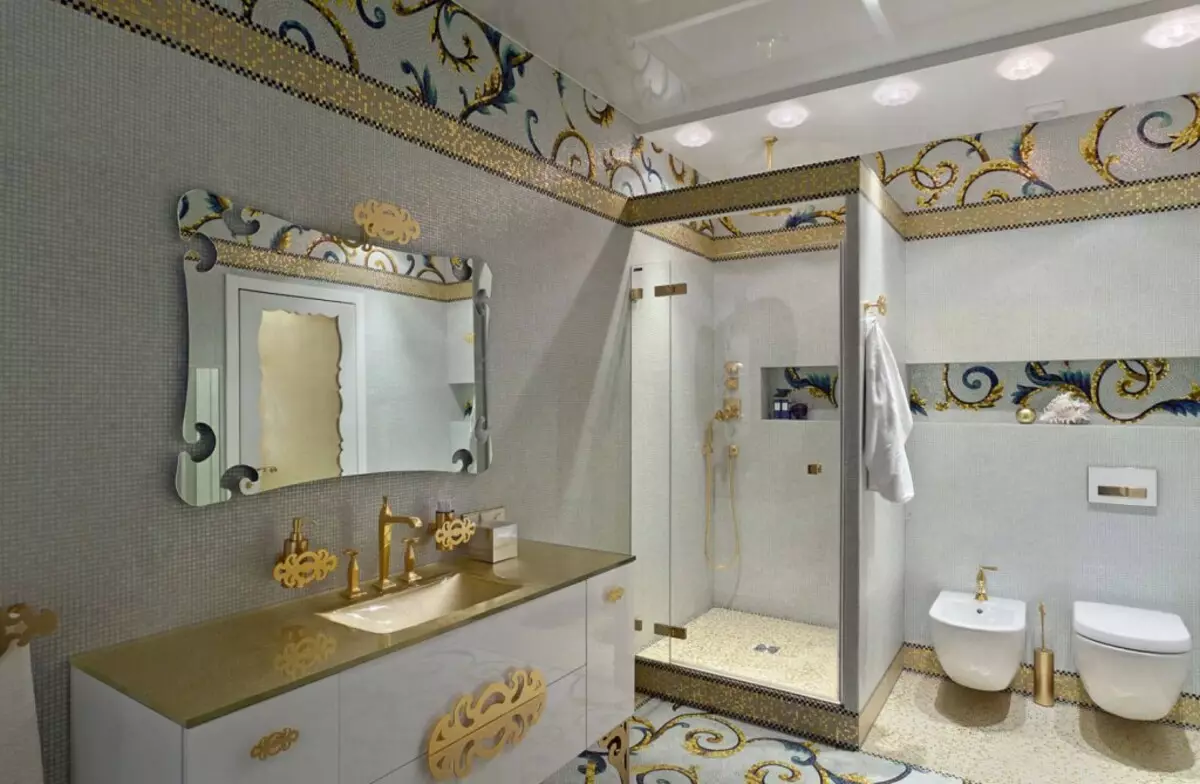 Mosaic di bilik mandi