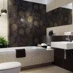 Mosaico no deseño do baño (+50 foto)