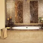 Mosaico en el diseño del baño (+50 photo)