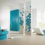 Mozaik banyo tasarımında (+50 fotoğraf)