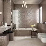 Mosaic dalam reka bentuk bilik mandi (+50 foto)