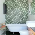 Mozaik banyo tasarımında (+50 fotoğraf)