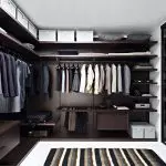 Como planejar uma sala de guarda-roupa: Escolhendo uma configuração, localização e idéias incomuns (fotos +160)
