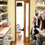 Kako napraviti garderobu iz ostave: ideje o dogovoru | +50 fotografija