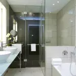 Dizajn kúpeľne v kombinácii s WC
