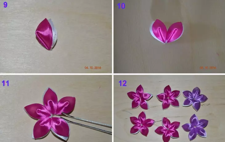 Kanzashi para sa mga kurtina gawin ito sa iyong sarili: Masters Tips